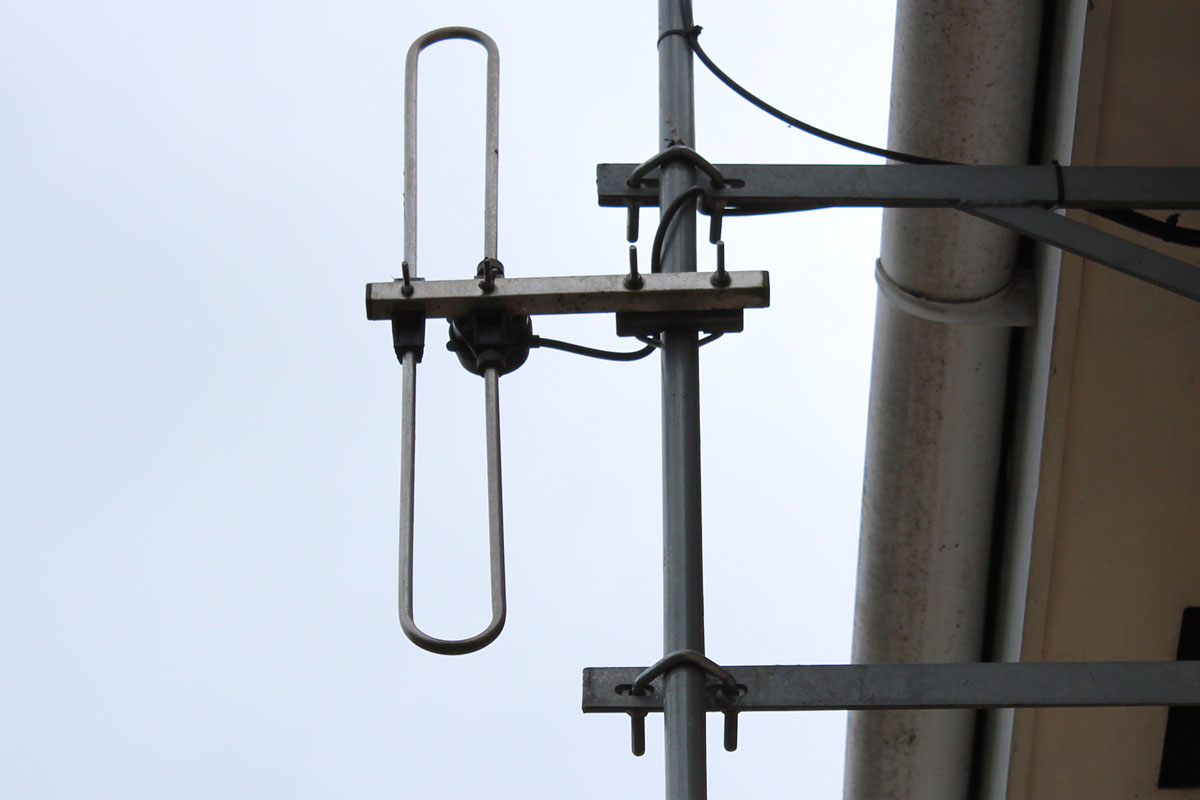 FM DAB Radio Outdoor Loft Omni Directional Aerial Antenna F Connector Loop  VHF